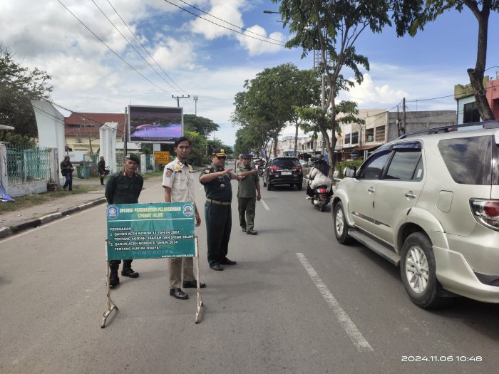 Tak Berbusana Muslim, Satpol PP dan WH Aceh Kembali Tindak 27 Pelanggar